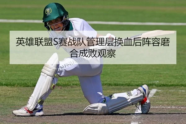 英雄联盟S赛战队管理层换血后阵容磨合成败观察